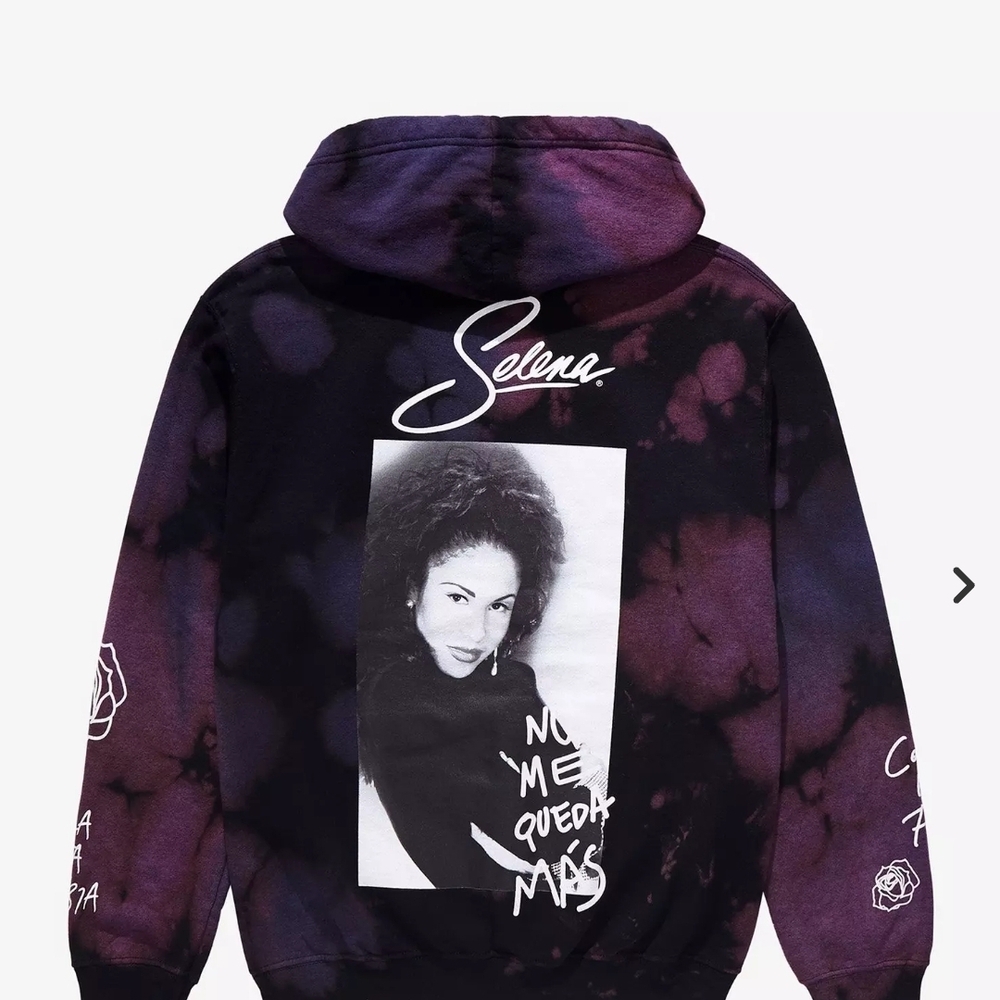 Purple and Black Selena Graphic Hoodie